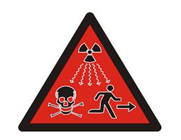 高強度輻射警告